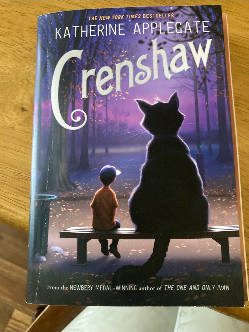 Crenshaw Hardcover Book – Purple